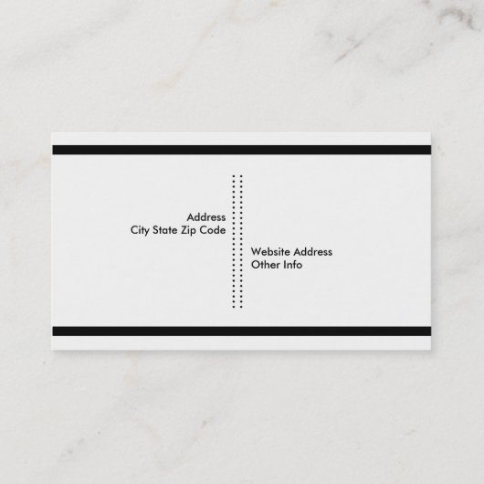 Fotografie-Kamera schwarz, weiß, modern Visitenkarte (Rückseite)