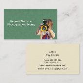 Fotografie Kamerageschäft oder Fotograf Visitenkarte (Vorne/Hinten)
