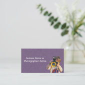 Fotografie Kamerageschäft oder Fotograf Visitenkarte (Stehend Vorderseite)