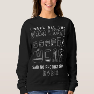 Fotografie-Kamerakamera Sweatshirt