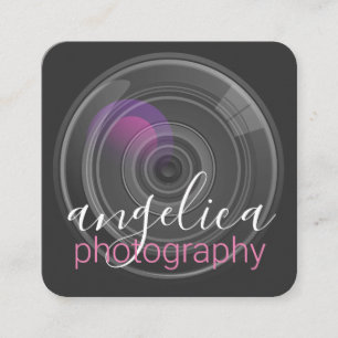 Fotografie   Kameraleuchten Quadratische Visitenkarte