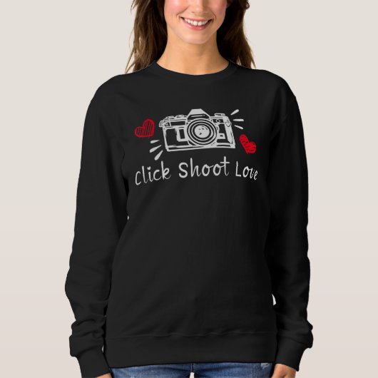 Fotografie Klicken Sie auf Liebe fotografieren Sweatshirt (Vorderseite)