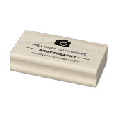 Fotografie - Kontaktinformationen für Fotografen Gummistempel (Stempel)