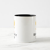 Fotografie-Küken-Tasse Zweifarbige Tasse (Mittel)