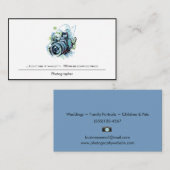 Fotografie künstlerischer Aquarellbilder Visitenkarte (Vorne/Hinten)