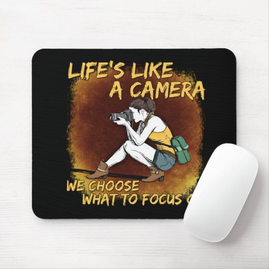 Fotografie - Leben wie ein Fotograf Mousepad (Mit Mouse)