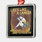 Fotografie - Leben wie ein Fotograf Ornament Aus Metall (Links)