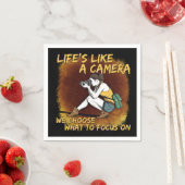 Fotografie - Leben wie ein Fotograf Serviette (Beispiel)