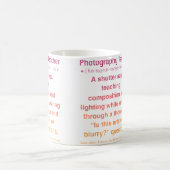 Fotografie-Lehrer Kaffeetasse (Mittel)
