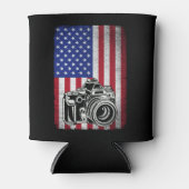 Fotografie Lover American Flag Dosenkühler (Vorderseite)