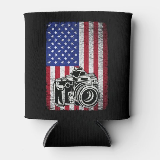 Fotografie Lover American Flag Dosenkühler (Vorderseite)
