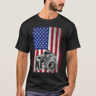Fotografie Lover American Flag T-Shirt
