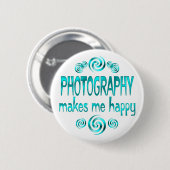 Fotografie macht mich glücklich button (Vorne & Hinten)