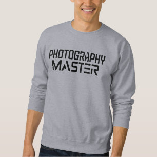 Fotografie-Meister-Logo Moderne Typografie Sweatshirt