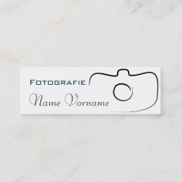 Fotografie Mini Visitenkarte