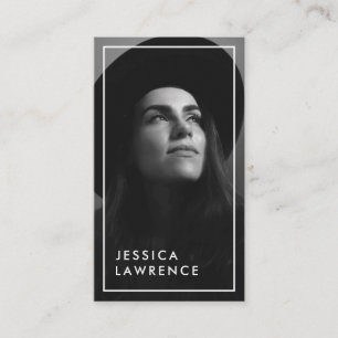 Fotografie mit einfachen Foto-Schauspielern Visitenkarte