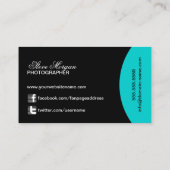 Fotografie-Monogramm Visitenkarte (Rückseite)