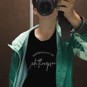 Fotografie nach Namen Fotograf T-Shirt