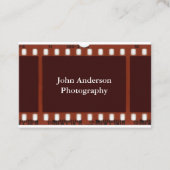 Fotografie Negativ Visitenkarte (Vorderseite)