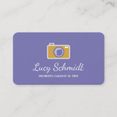 Fotografie Paparazzi Fotograf Business Card Visitenkarte (Vorderseite)