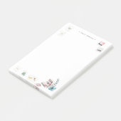 Fotografie | Personalisierte Aquarellkamera Post-it Klebezettel (angewinkelt)