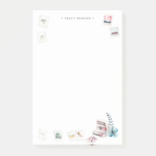 Fotografie   Personalisierte Aquarellkamera Post-it Klebezettel