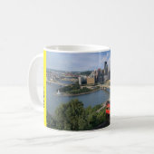 Fotografie Pittsburghs Pennsylvania Kaffeetasse (Vorderseite Links)