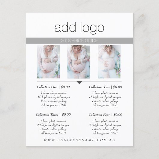 FOTOGRAFIE PREISLEITUNG LISTE SITZUNGSGEBÜHR FLYER (Vorne)