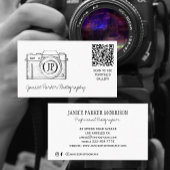 Fotografie QR CODE Kamera Fotograf Visitenkarte