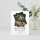 Fotografie Save the Date Foto Postkarte (Stehend Vorderseite)