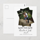 Fotografie Save the Date Foto Postkarte (Vorne/Hinten)