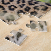 Fotografie Schöne Amur Leopard Grüne Puzzle (Seite)