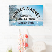 Fotografie - schöner Winterpark + Ihre Ideen Banner (Insitu)