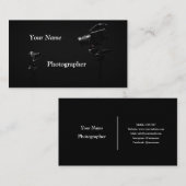 Fotografie Schwarz-Weiß-Kamera Visitenkarte (Vorne/Hinten)