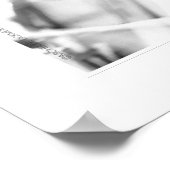 Fotografie schwarzweiß-Foto Fotokunst Poster (Ecke)