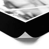 Fotografie schwarzweiß-Foto Fotokunst Poster (Ecke)