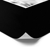 Fotografie schwarzweiß-Foto Fotokunst Poster (Ecke)