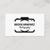 Fotografie Script Moderne Soziale Medien Visitenkarte (Vorderseite)