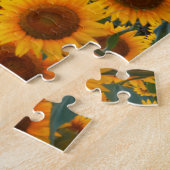 Fotografie Sonnenblumenfeld-Komplex Jigsaw-Puzzles Puzzle (Seite)