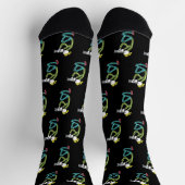 Fotografie-Strichmännchen Socken (Oben)