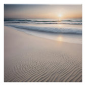 Fotografie Sunset Beach Sand Poster (Vorderseite)