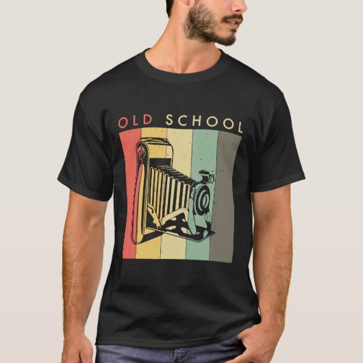 Fotografie TShirt Fotograf Geschenk Alte Schule C (Vorderseite)