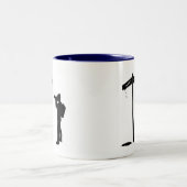 Fotografie und Silverware Zweifarbige Tasse (Mittel)