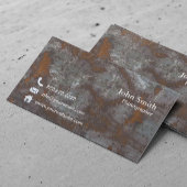 Fotografie Vintager Metallfotograf Visitenkarte