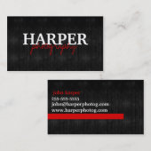 Fotografie Visitenkarte (Vorne/Hinten)