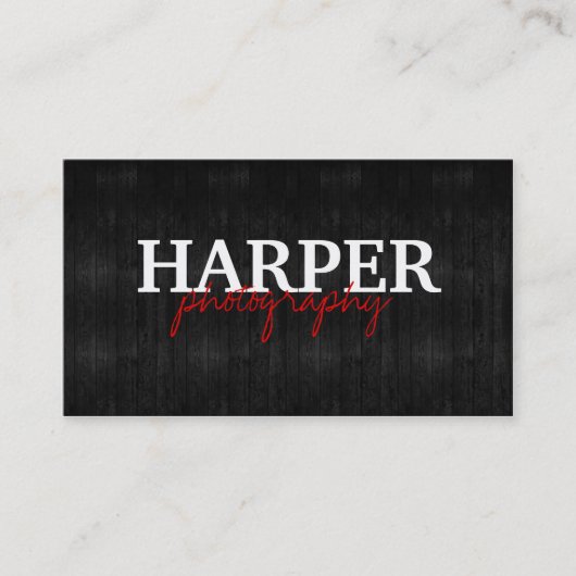 Fotografie Visitenkarte (Vorderseite)