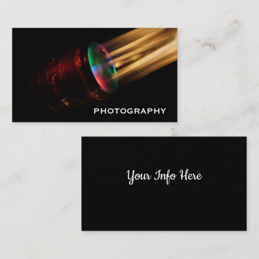 Fotografie Visitenkarte (Vorne/Hinten)