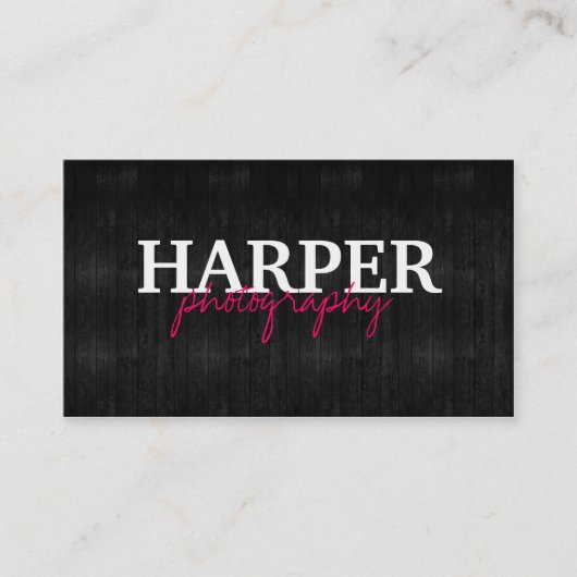 Fotografie Visitenkarte (Vorderseite)