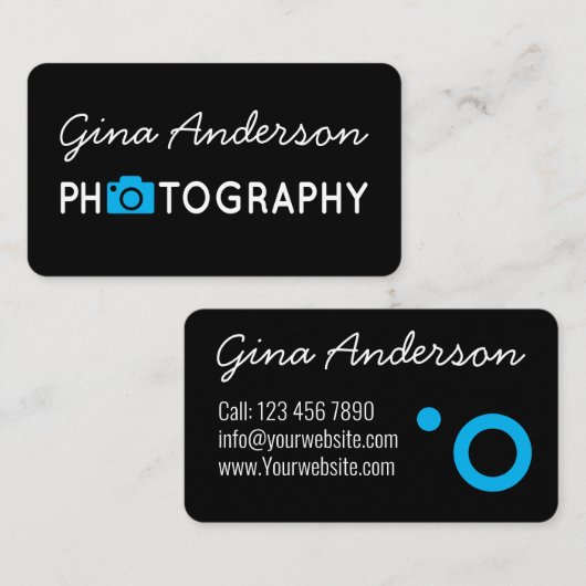 Fotografie Visitenkarte (Vorne/Hinten)