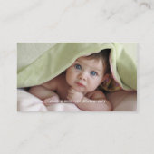 Fotografie Visitenkarte (Rückseite)